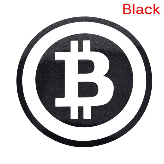 Large Bitcoin Car Sticker - Coined Clothing