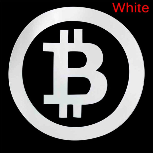 Large Bitcoin Car Sticker - Coined Clothing