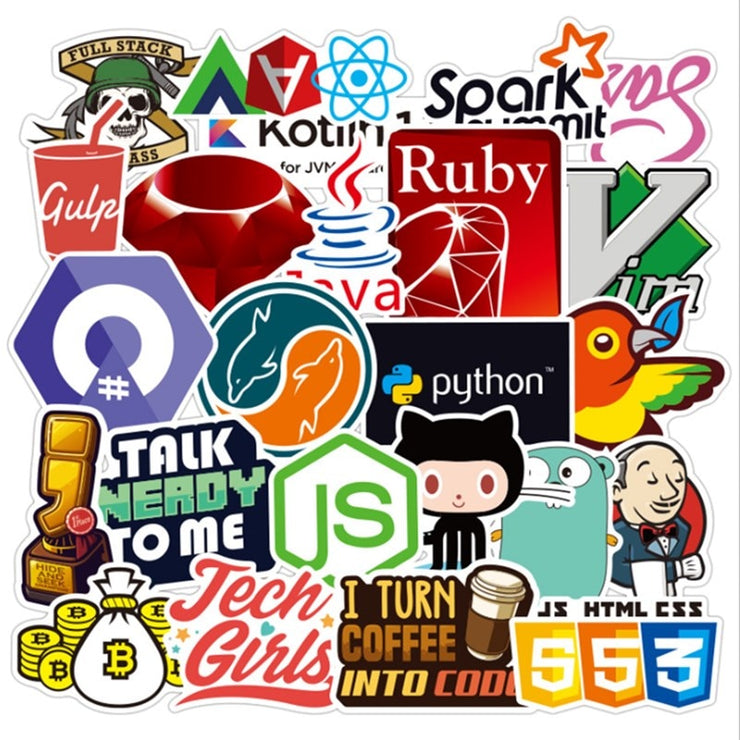 Programming Stickers Software Developer - Coined Clothing