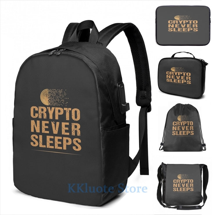 Funny Graphic print Bitcoin Logo Bag - Coined Clothing