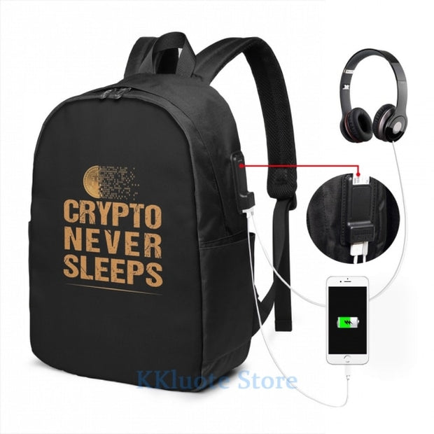 Funny Graphic print Bitcoin Logo Bag - Coined Clothing