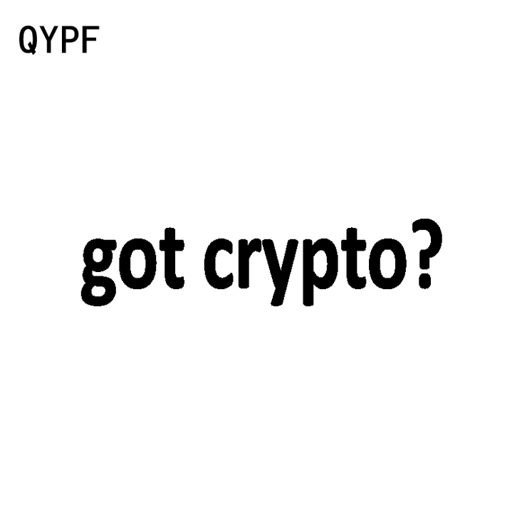 Got Crypto ? Funny Vinyl High-quality Sticker - Coined Clothing