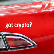 Got Crypto ? Funny Vinyl High-quality Sticker - Coined Clothing